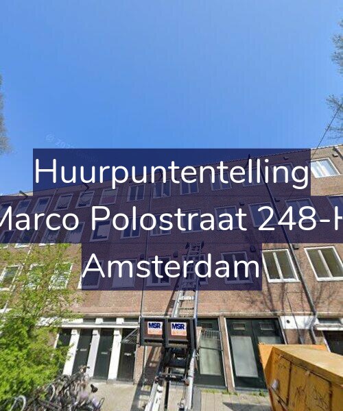 Foto gevel Huurpuntentelling voor Marco Polostraat 248-H, Amsterdam