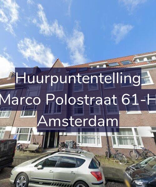 Foto gevel Huurpuntentelling voor Marco Polostraat 61-H, Amsterdam