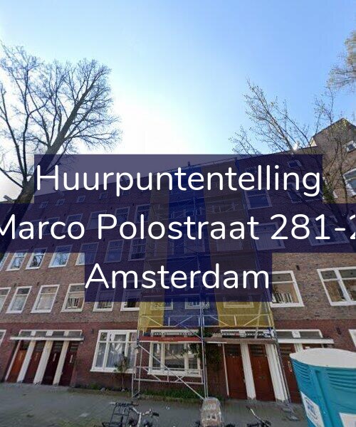Foto gevel Huurpuntentelling voor Marco Polostraat 281-2, Amsterdam