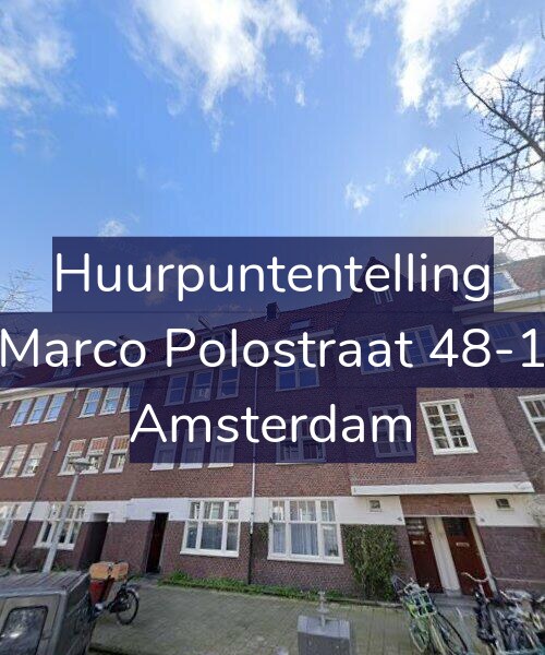 Foto gevel Huurpuntentelling voor Marco Polostraat 48-1, Amsterdam