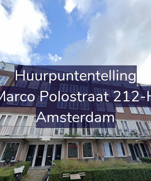 Foto gevel Huurpuntentelling voor Marco Polostraat 212-H, Amsterdam