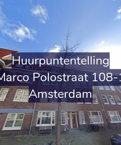 Foto gevel Huurpuntentelling voor Marco Polostraat 108-1, Amsterdam