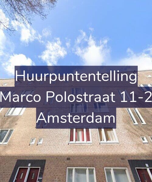 Foto gevel Huurpuntentelling voor Marco Polostraat 11-2, Amsterdam
