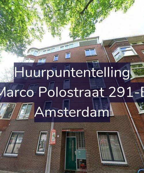 Foto gevel Huurpuntentelling voor Marco Polostraat 291-B, Amsterdam