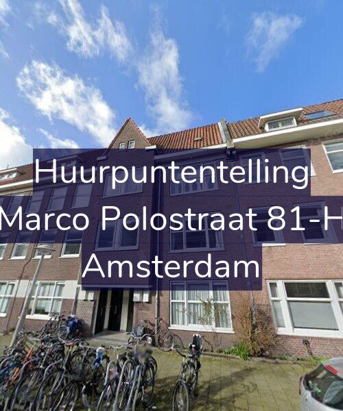 Foto gevel Huurpuntentelling voor Marco Polostraat 81-H, Amsterdam