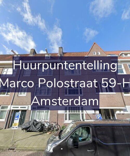 Foto gevel Huurpuntentelling voor Marco Polostraat 59-H, Amsterdam
