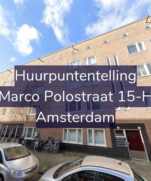 Foto gevel Huurpuntentelling voor Marco Polostraat 15-H, Amsterdam