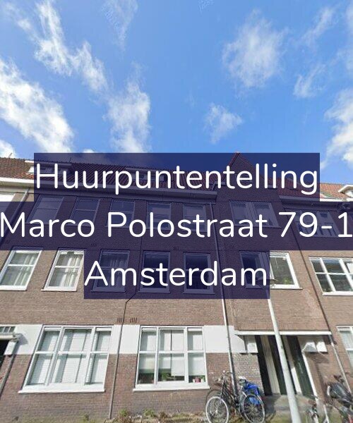 Foto gevel Huurpuntentelling voor Marco Polostraat 79-1, Amsterdam