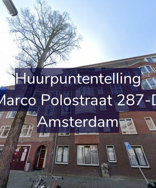 Foto gevel Huurpuntentelling voor Marco Polostraat 287-D, Amsterdam
