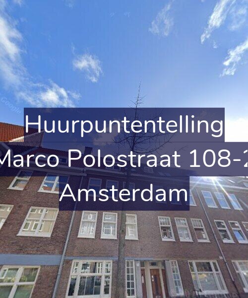 Foto gevel Huurpuntentelling voor Marco Polostraat 108-2, Amsterdam