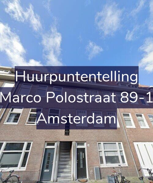 Foto gevel Huurpuntentelling voor Marco Polostraat 89-1, Amsterdam
