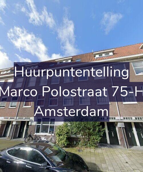 Foto gevel Huurpuntentelling voor Marco Polostraat 75-H, Amsterdam