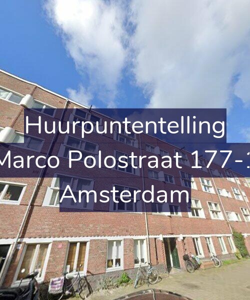 Foto gevel Huurpuntentelling voor Marco Polostraat 177-1, Amsterdam