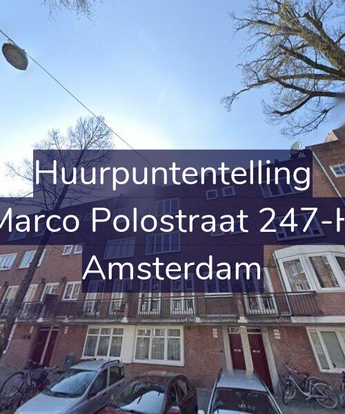 Foto gevel Huurpuntentelling voor Marco Polostraat 247-H, Amsterdam