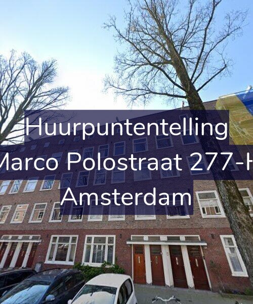 Foto gevel Huurpuntentelling voor Marco Polostraat 277-H, Amsterdam