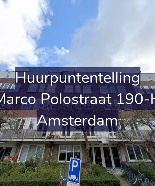 Foto gevel Huurpuntentelling voor Marco Polostraat 190-H, Amsterdam