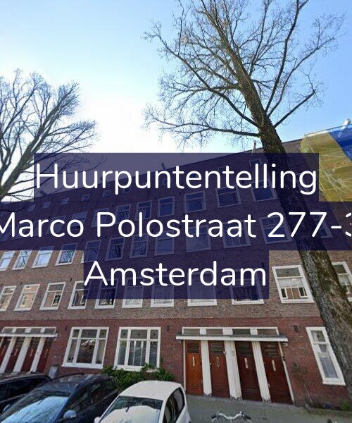 Foto gevel Huurpuntentelling voor Marco Polostraat 277-3, Amsterdam