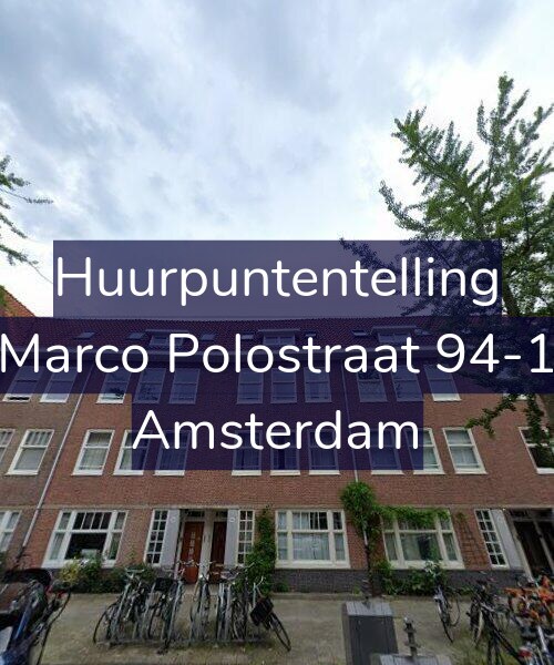 Foto gevel Huurpuntentelling voor Marco Polostraat 94-1, Amsterdam