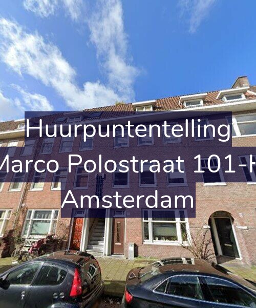 Foto gevel Huurpuntentelling voor Marco Polostraat 101-H, Amsterdam