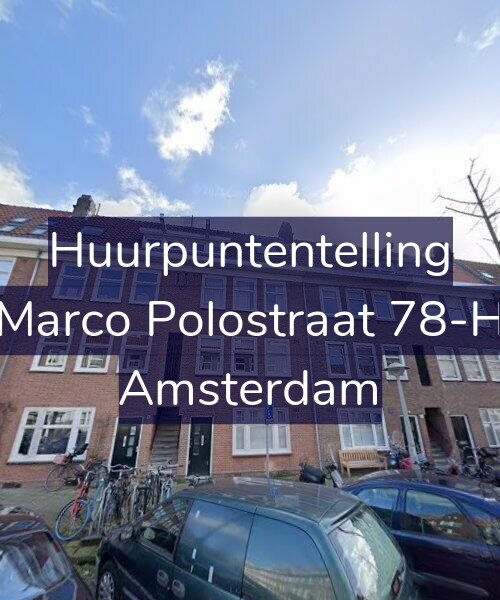 Foto gevel Huurpuntentelling voor Marco Polostraat 78-H, Amsterdam
