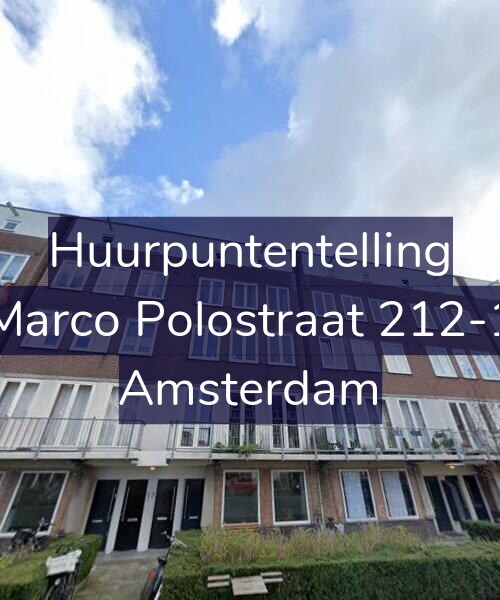 Foto gevel Huurpuntentelling voor Marco Polostraat 212-1, Amsterdam
