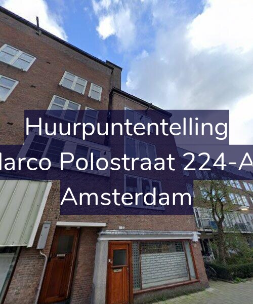 Foto gevel Huurpuntentelling voor Marco Polostraat 224-A1, Amsterdam
