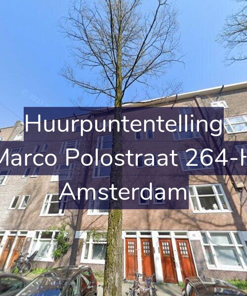 Foto gevel Huurpuntentelling voor Marco Polostraat 264-H, Amsterdam