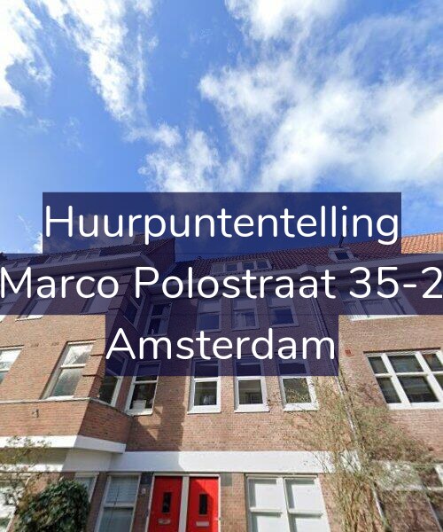 Foto gevel Huurpuntentelling voor Marco Polostraat 35-2, Amsterdam