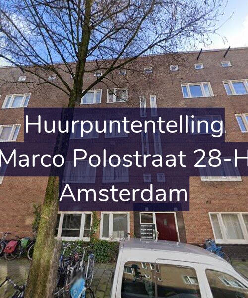 Foto gevel Huurpuntentelling voor Marco Polostraat 28-H, Amsterdam