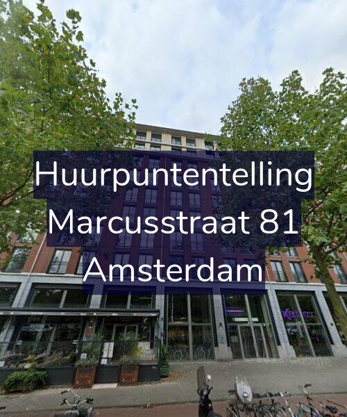 Foto gevel Huurpuntentelling voor Marcusstraat 81, Amsterdam