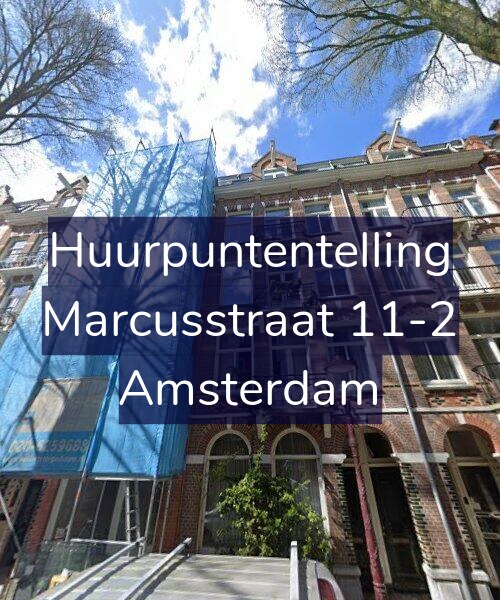 Foto gevel Huurpuntentelling voor Marcusstraat 11-2, Amsterdam