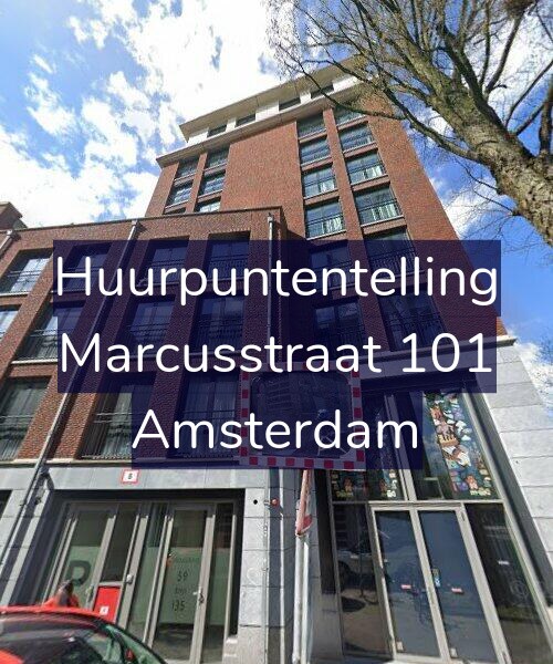 Foto gevel Huurpuntentelling voor Marcusstraat 101, Amsterdam