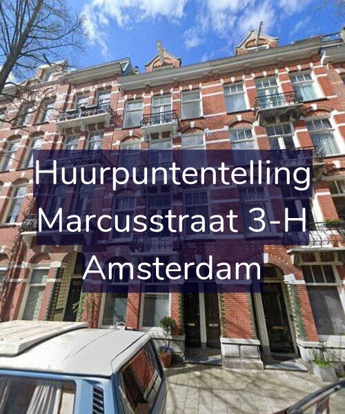 Foto gevel Huurpuntentelling voor Marcusstraat 3-H, Amsterdam
