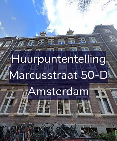 Foto gevel Huurpuntentelling voor Marcusstraat 50-D, Amsterdam