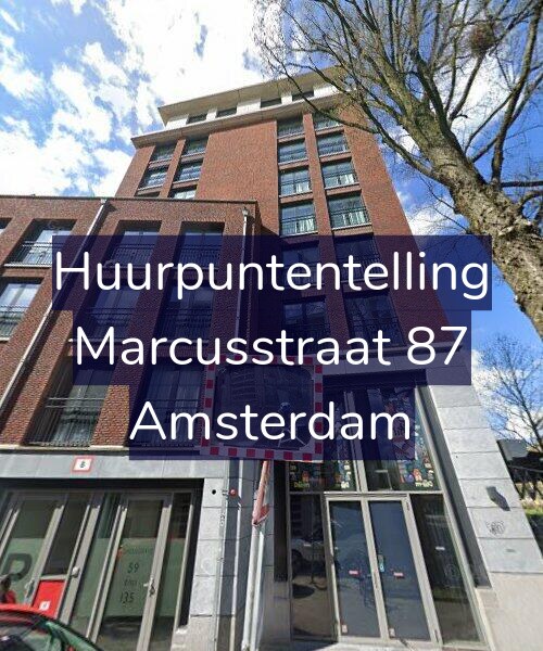 Foto gevel Huurpuntentelling voor Marcusstraat 87, Amsterdam
