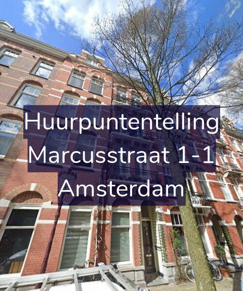 Foto gevel Huurpuntentelling voor Marcusstraat 1-1, Amsterdam