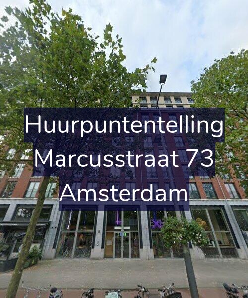 Foto gevel Huurpuntentelling voor Marcusstraat 73, Amsterdam