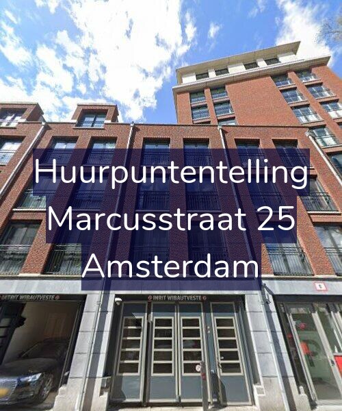 Foto gevel Huurpuntentelling voor Marcusstraat 25, Amsterdam