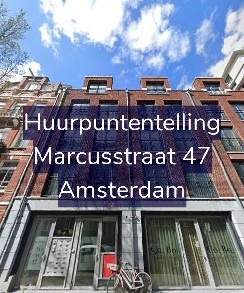 Foto gevel Huurpuntentelling voor Marcusstraat 47, Amsterdam