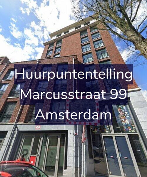 Foto gevel Huurpuntentelling voor Marcusstraat 99, Amsterdam