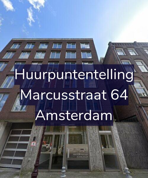 Foto gevel Huurpuntentelling voor Marcusstraat 64, Amsterdam