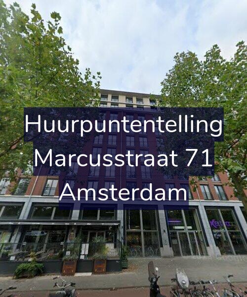Foto gevel Huurpuntentelling voor Marcusstraat 71, Amsterdam