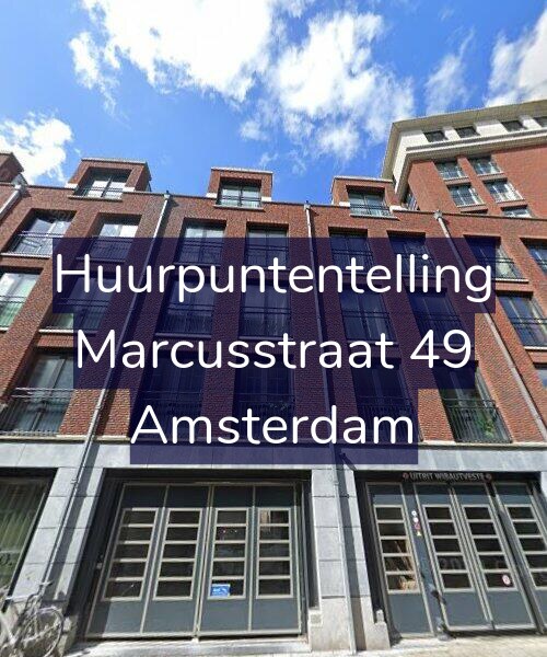 Foto gevel Huurpuntentelling voor Marcusstraat 49, Amsterdam