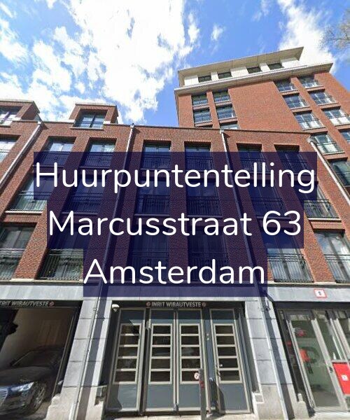 Foto gevel Huurpuntentelling voor Marcusstraat 63, Amsterdam