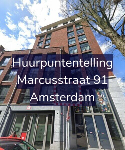 Foto gevel Huurpuntentelling voor Marcusstraat 91, Amsterdam