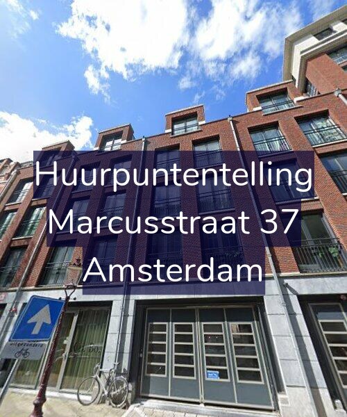 Foto gevel Huurpuntentelling voor Marcusstraat 37, Amsterdam