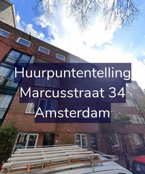 Foto gevel Huurpuntentelling voor Marcusstraat 34, Amsterdam