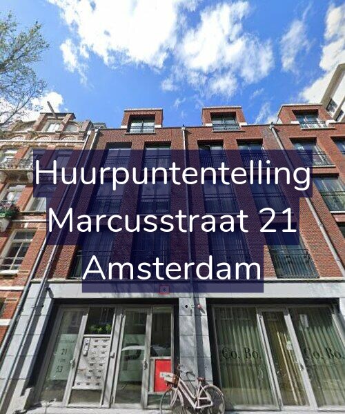 Foto gevel Huurpuntentelling voor Marcusstraat 21, Amsterdam