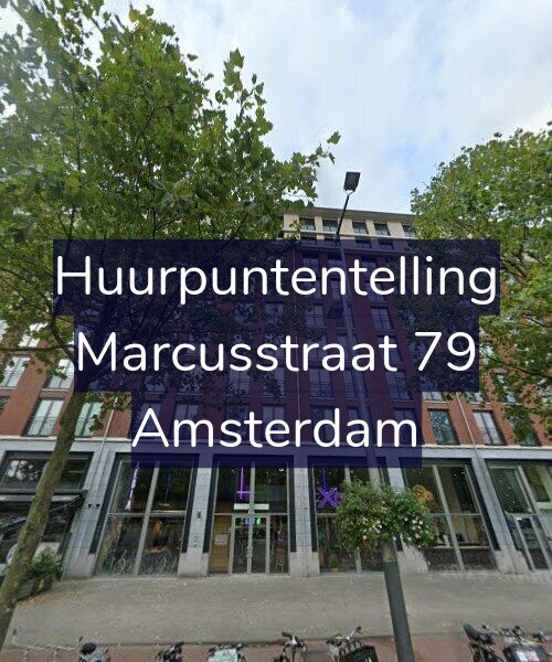 Foto gevel Huurpuntentelling voor Marcusstraat 79, Amsterdam