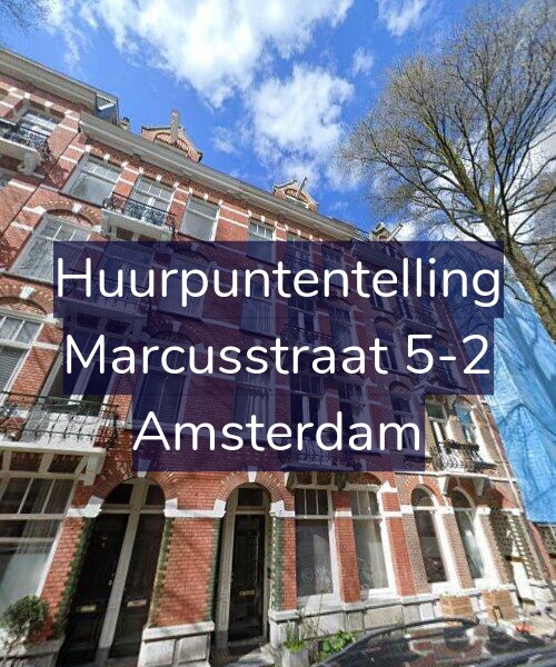 Foto gevel Huurpuntentelling voor Marcusstraat 5-2, Amsterdam